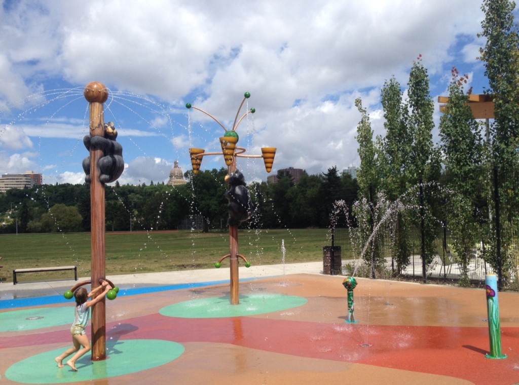 Kinsmen Spray Park Best Splash Park in Edmonton