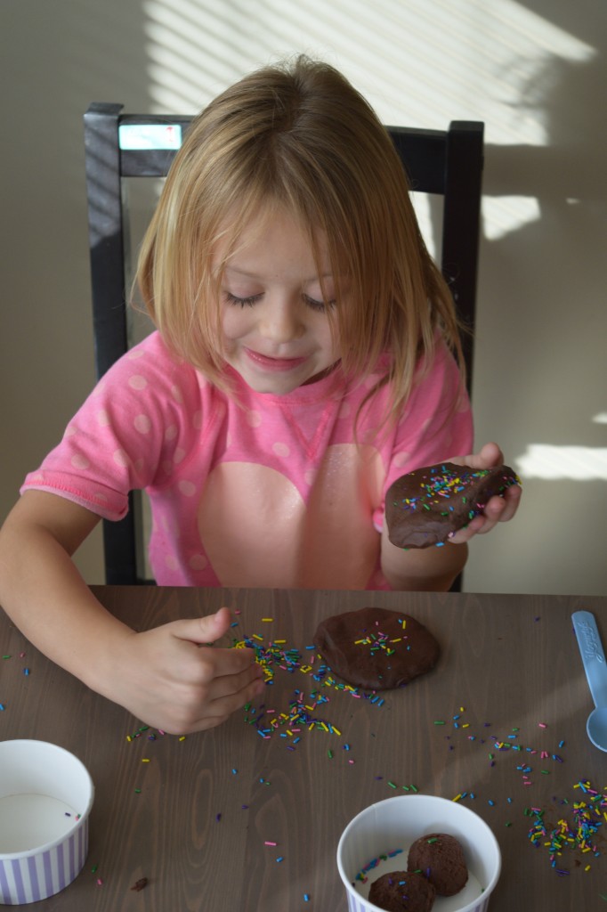 Chocolate Ice Cream Play Dough