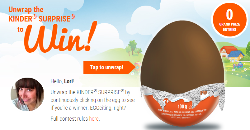 Unwrap Kinder Surprise App