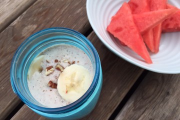 Easy Banana Nut Smoothie for Breakfast