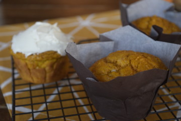 Three ingredient Pumpkin Muffins