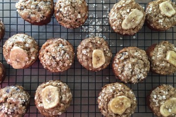 Healthier Banana Muffins