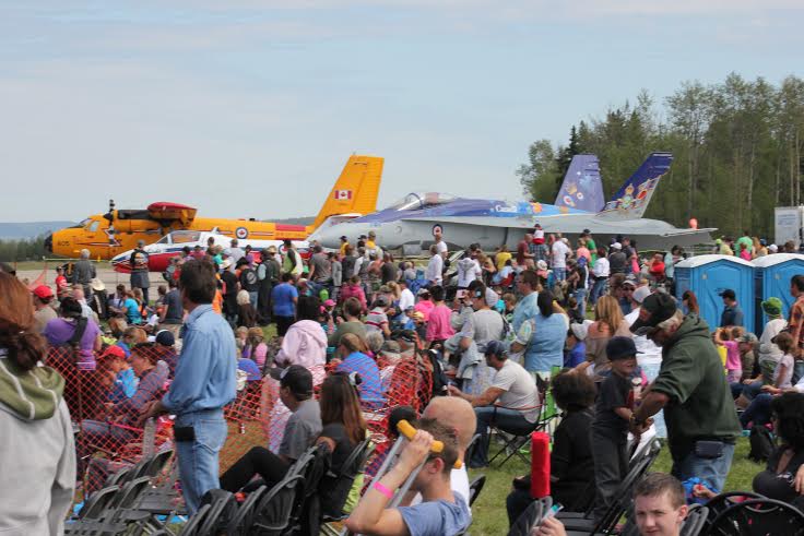 Whitecourt Airshow Crowd