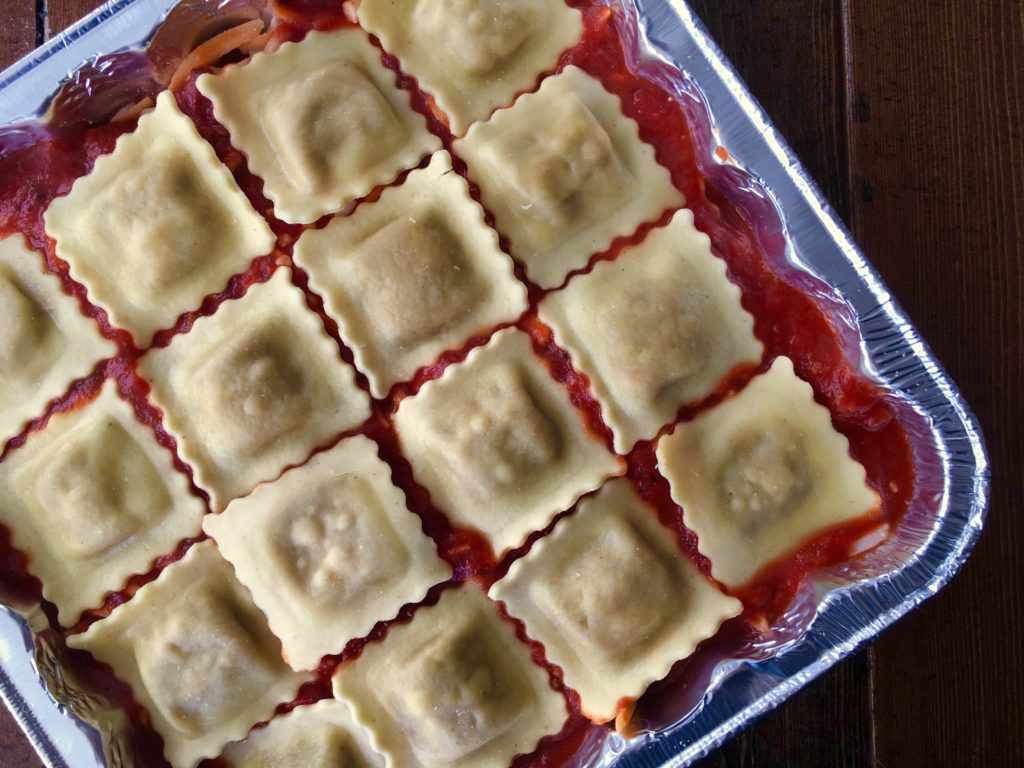 3-ingredient-ravioli-lasagna-bake