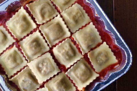 3-ingredient-ravioli-lasagna-bake