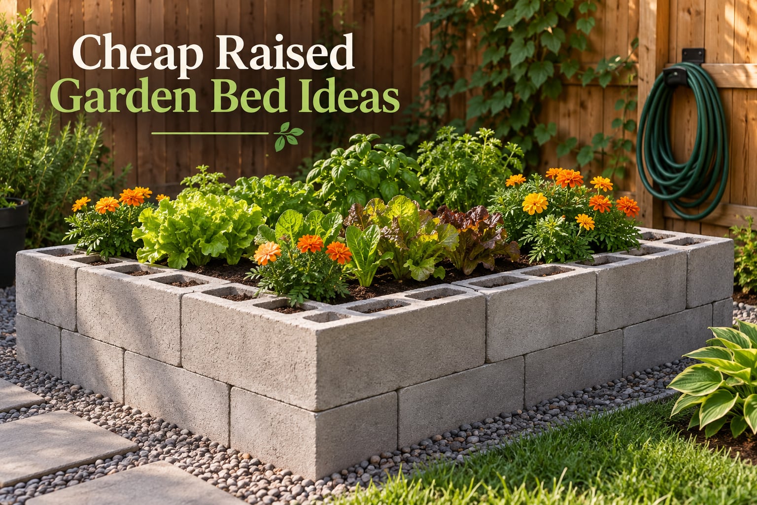 Cheap Raised Garden Bed Ideas
