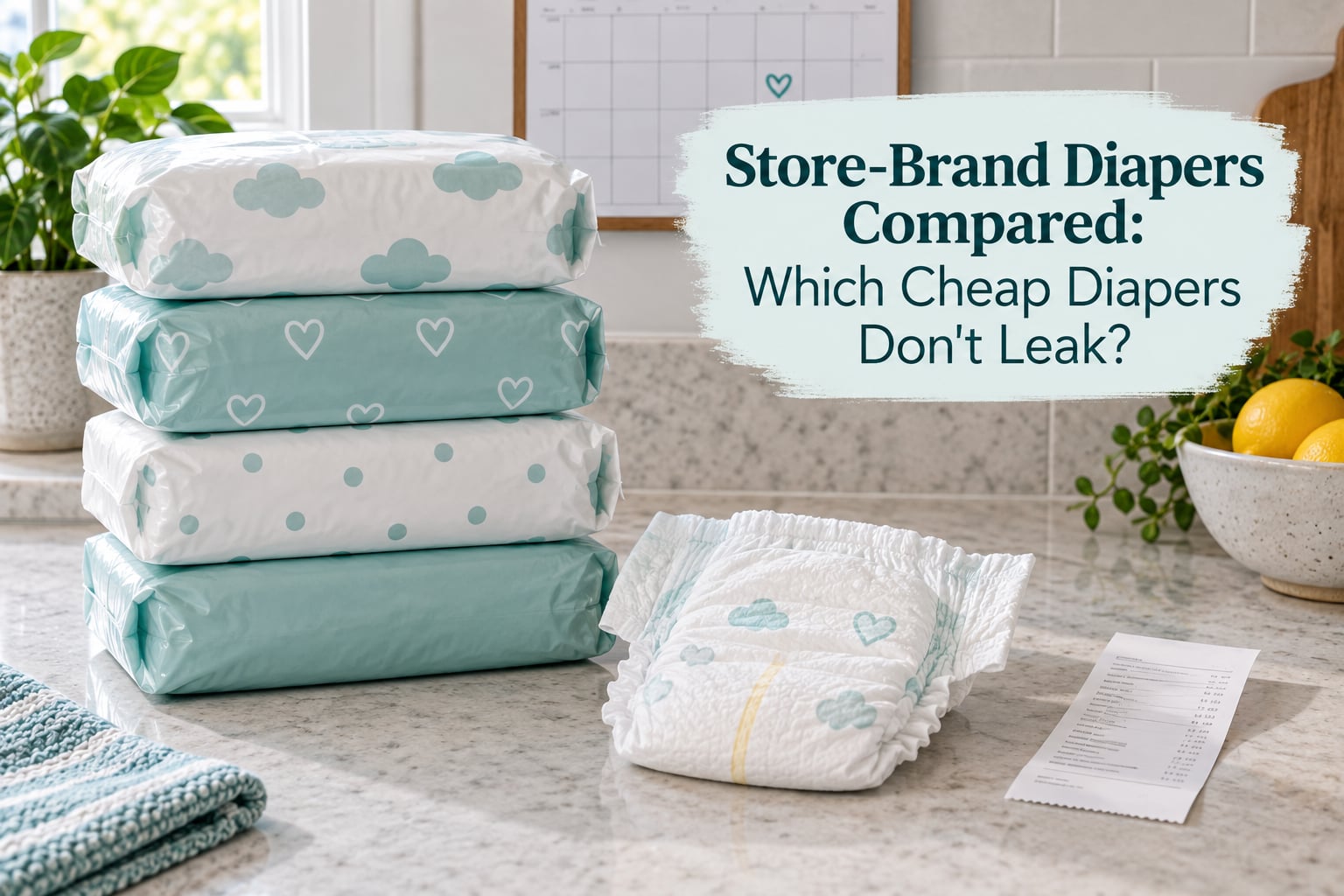 Store-Brand Diapers Compared: Which Cheap Diapers Don't Leak?
