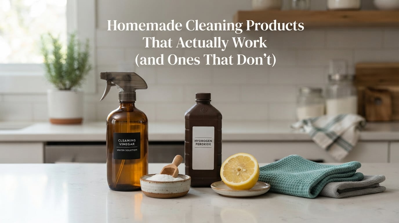 Homemade Cleaning Products That Actually Work (and Ones That Don't)