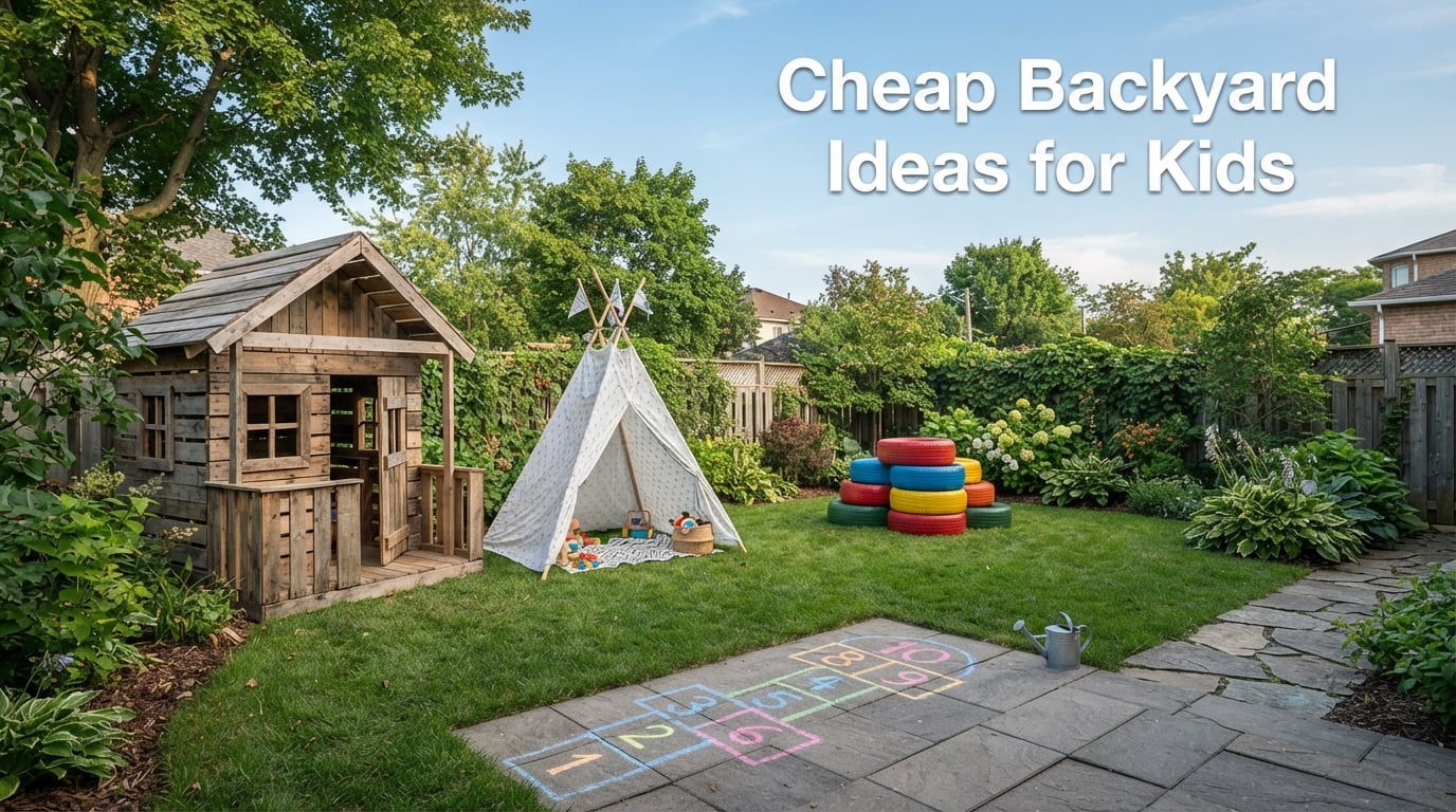 Cheap Backyard Ideas for Kids