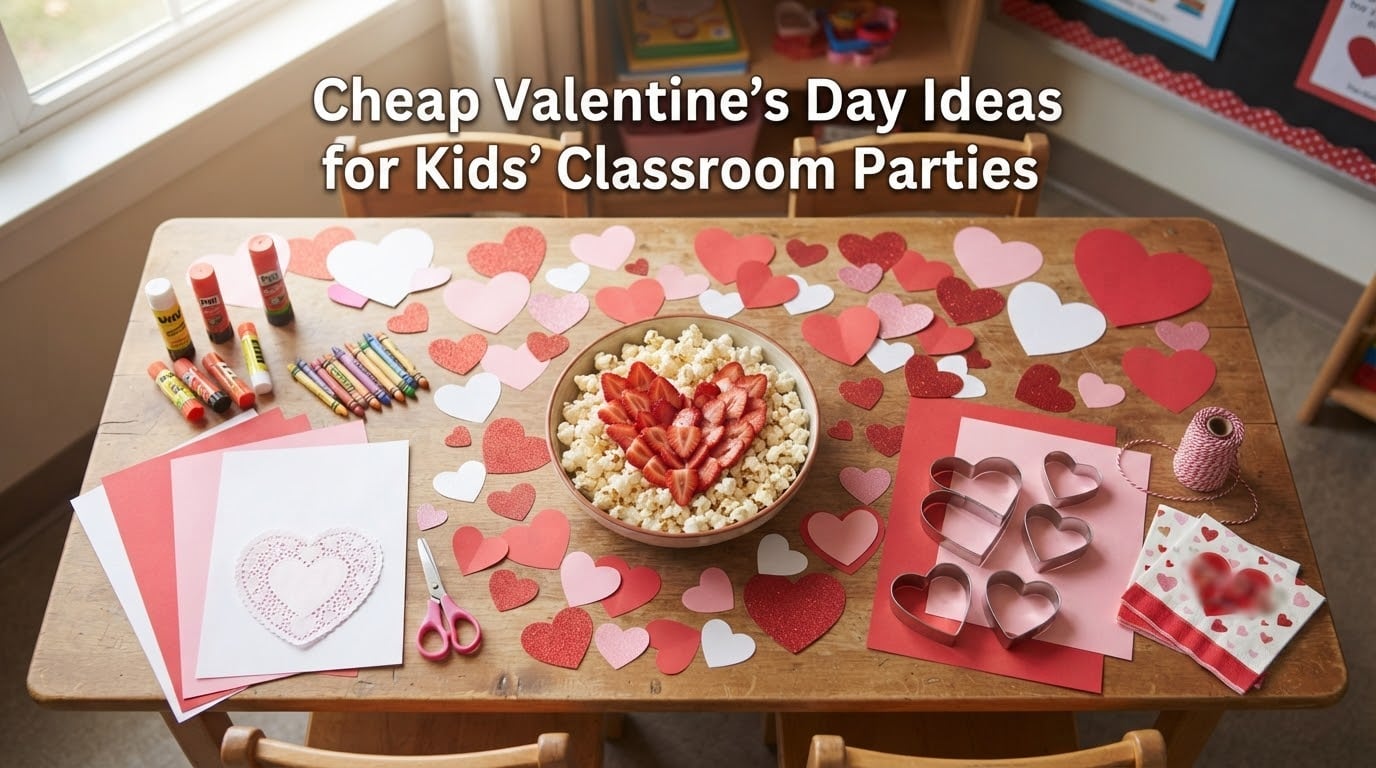 Cheap Valentine's Day Ideas for Kids' Classroom Parties