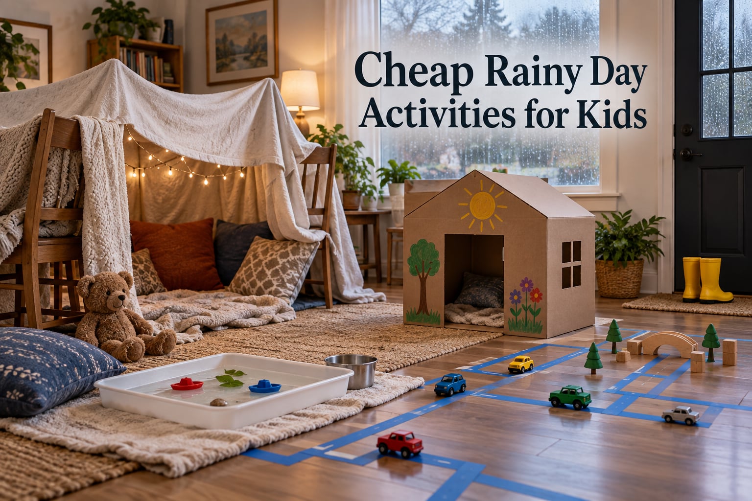 Cheap Rainy Day Activities for Kids