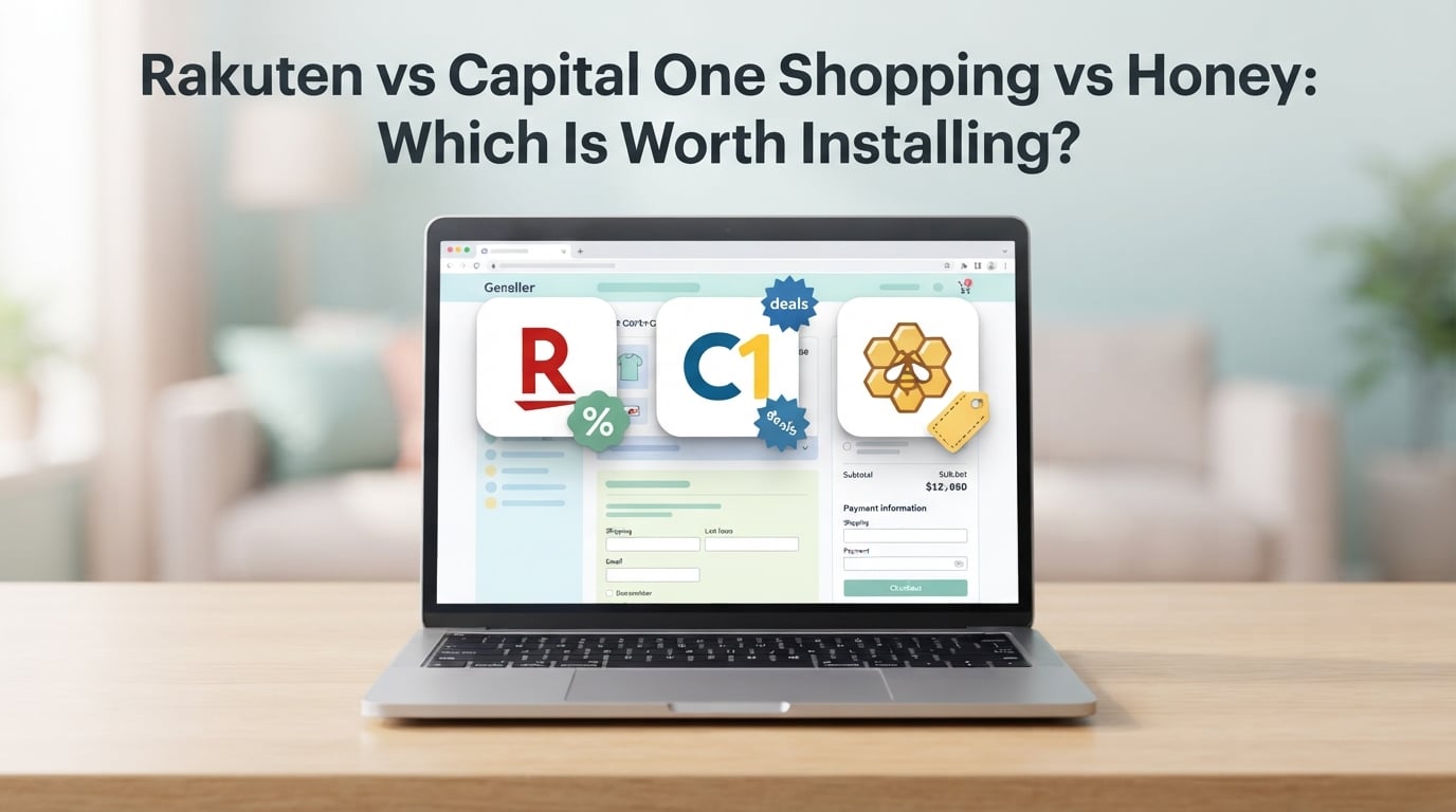 Rakuten vs Capital One Shopping vs Honey: Which Is Worth Installing?