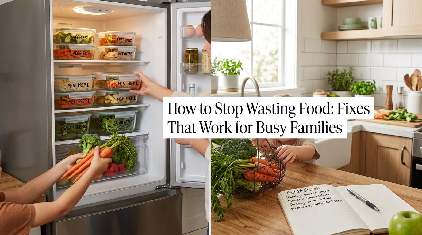 How to Stop Wasting Food: Fixes That Work for Busy Families
