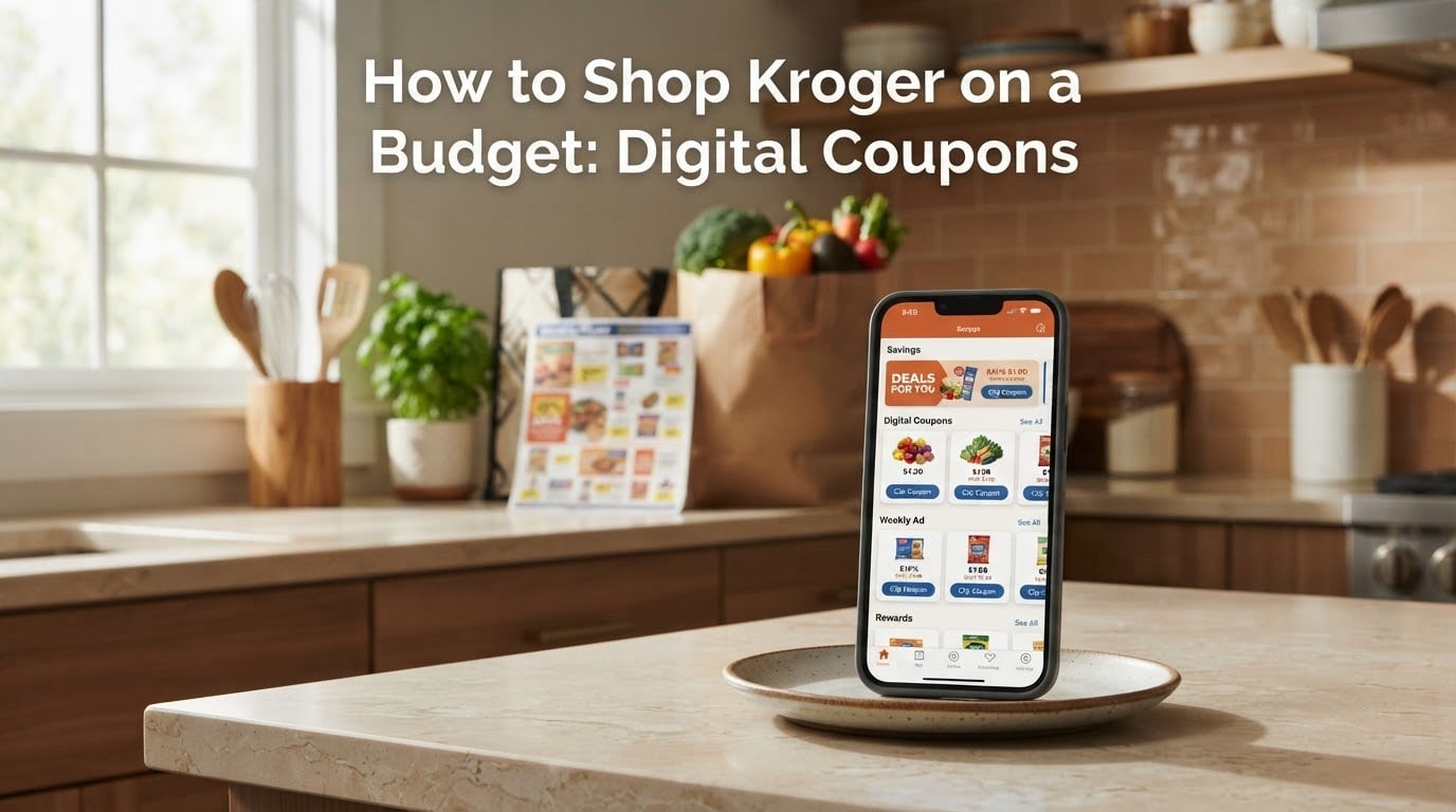 How to Shop Kroger on a Budget: Digital Coupons