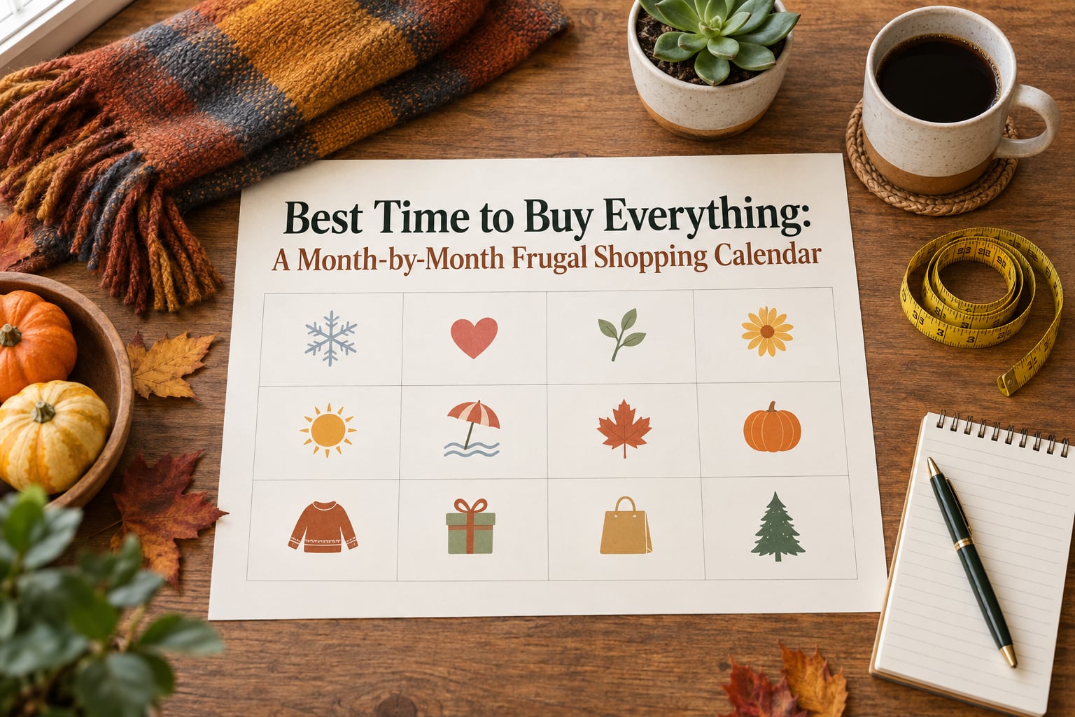 Best Time to Buy Everything: A Month-by-Month Frugal Shopping Calendar