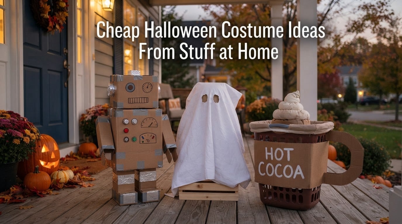 Cheap Halloween Costume Ideas From Stuff at Home