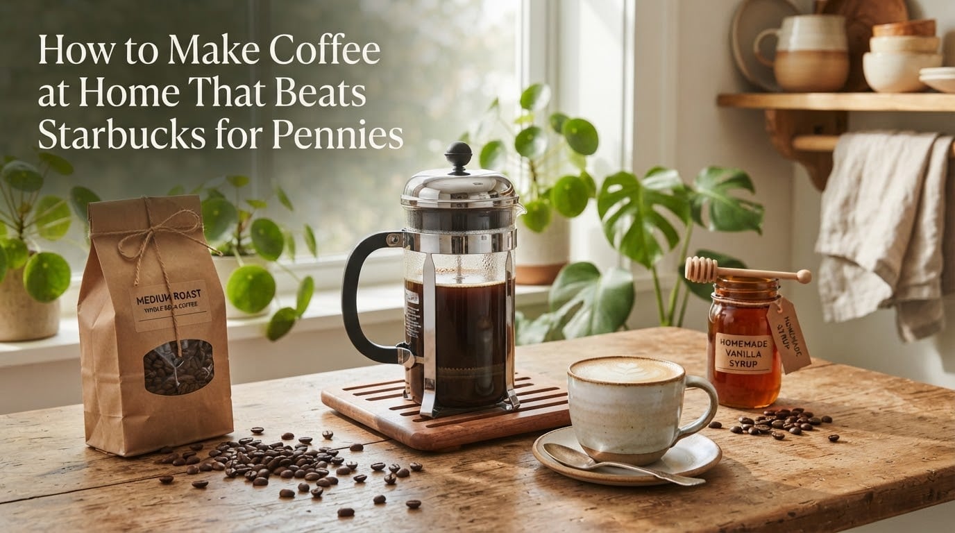 How to Make Coffee at Home That Beats Starbucks for Pennies