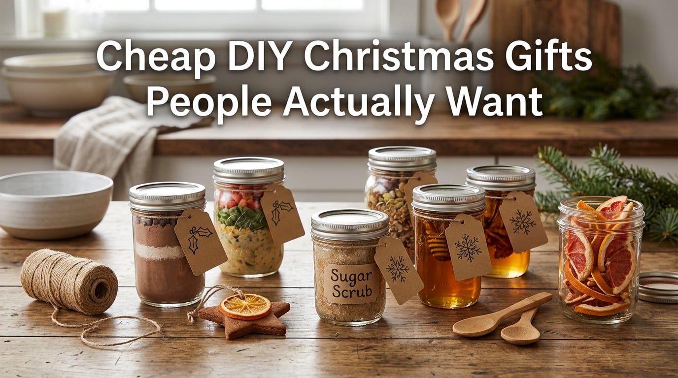 Cheap DIY Christmas Gifts People Actually Want