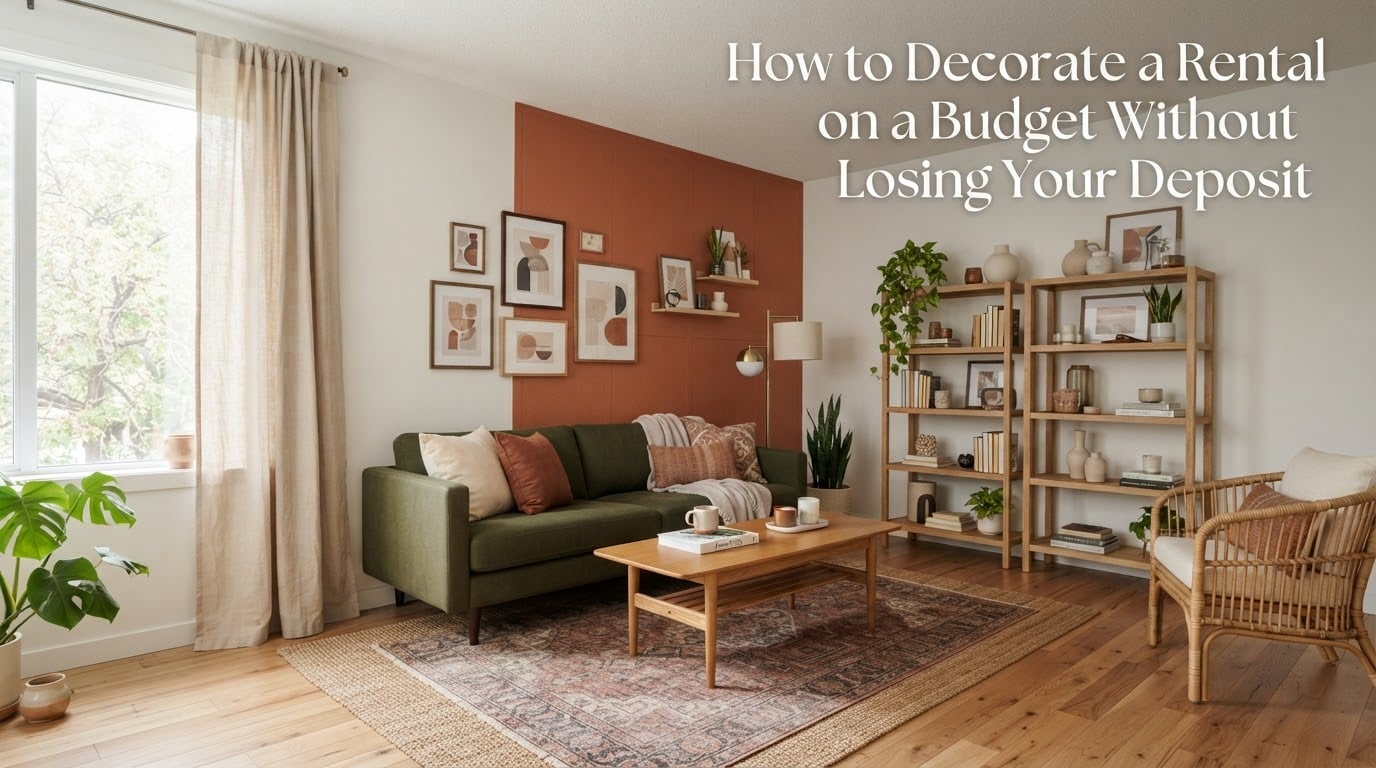 How to Decorate a Rental on a Budget Without Losing Your Deposit
