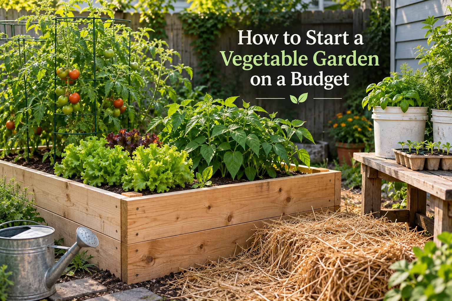 How to Start a Vegetable Garden on a Budget