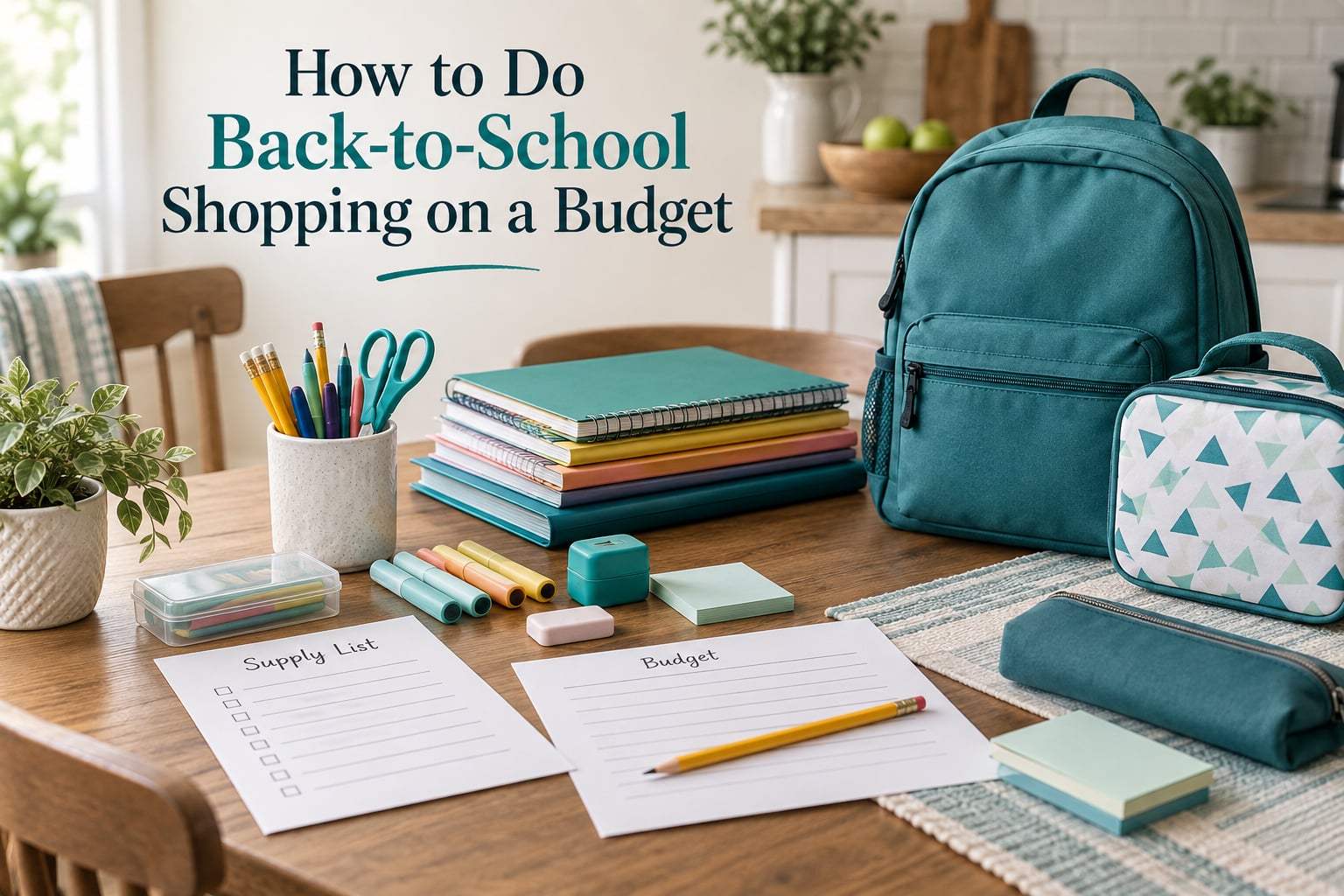 How to Do Back-to-School Shopping on a Budget