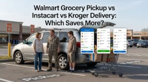 Walmart Grocery Pickup vs Instacart vs Kroger Delivery: Which Saves More?