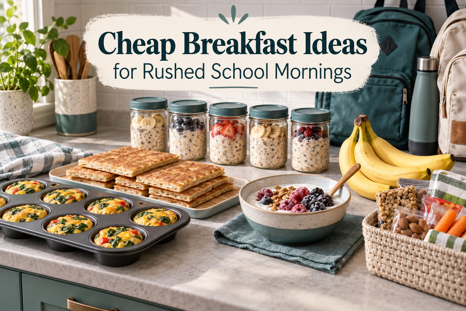 Cheap Breakfast Ideas for Rushed School Mornings