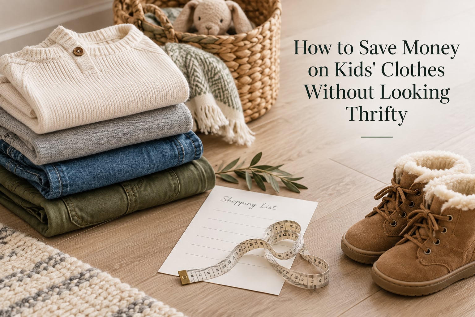 How to Save Money on Kids' Clothes Without Looking Thrifty