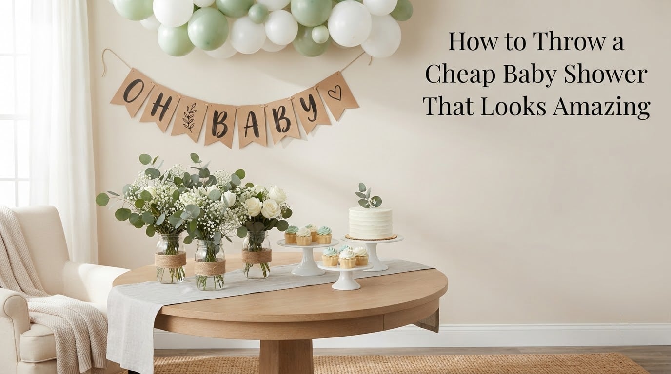 How to Throw a Cheap Baby Shower That Looks Amazing