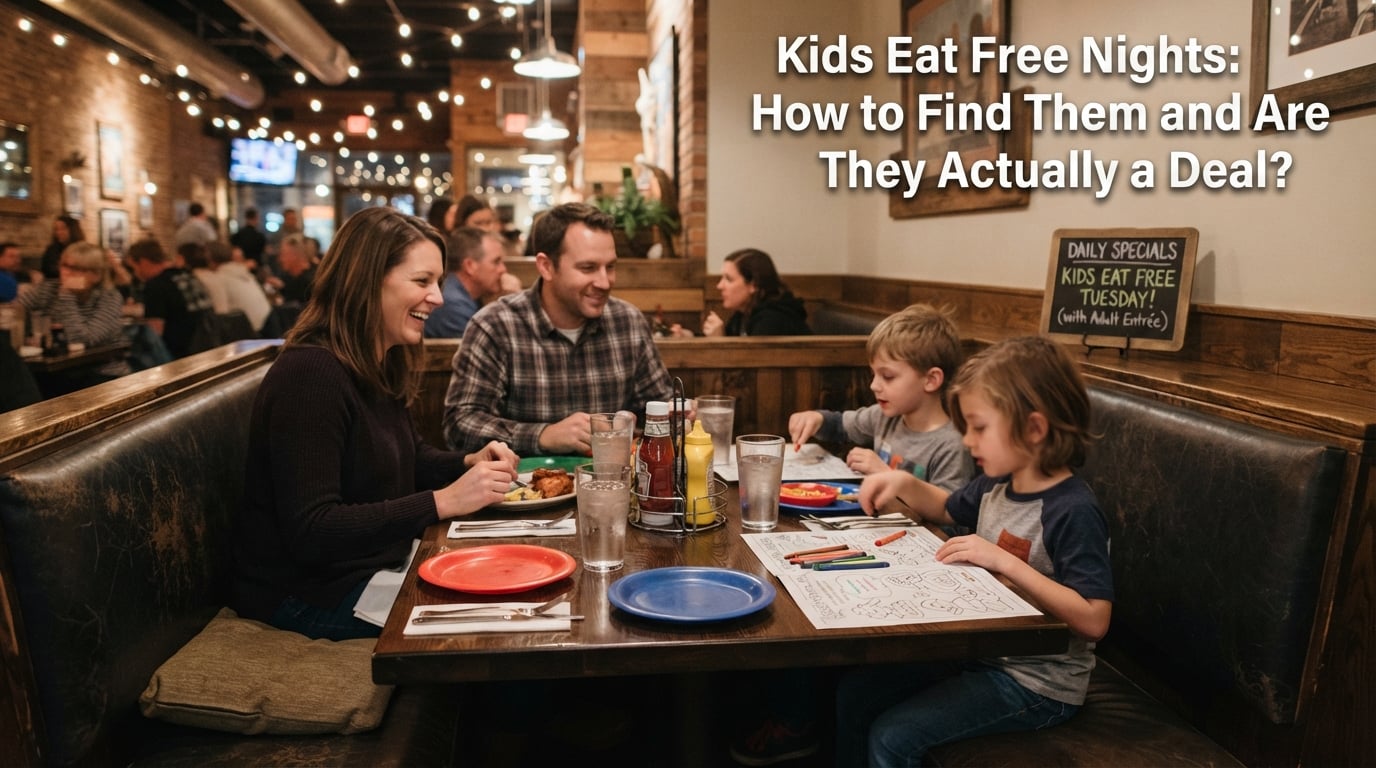 Kids Eat Free Nights: How to Find Them and Are They Actually a Deal?
