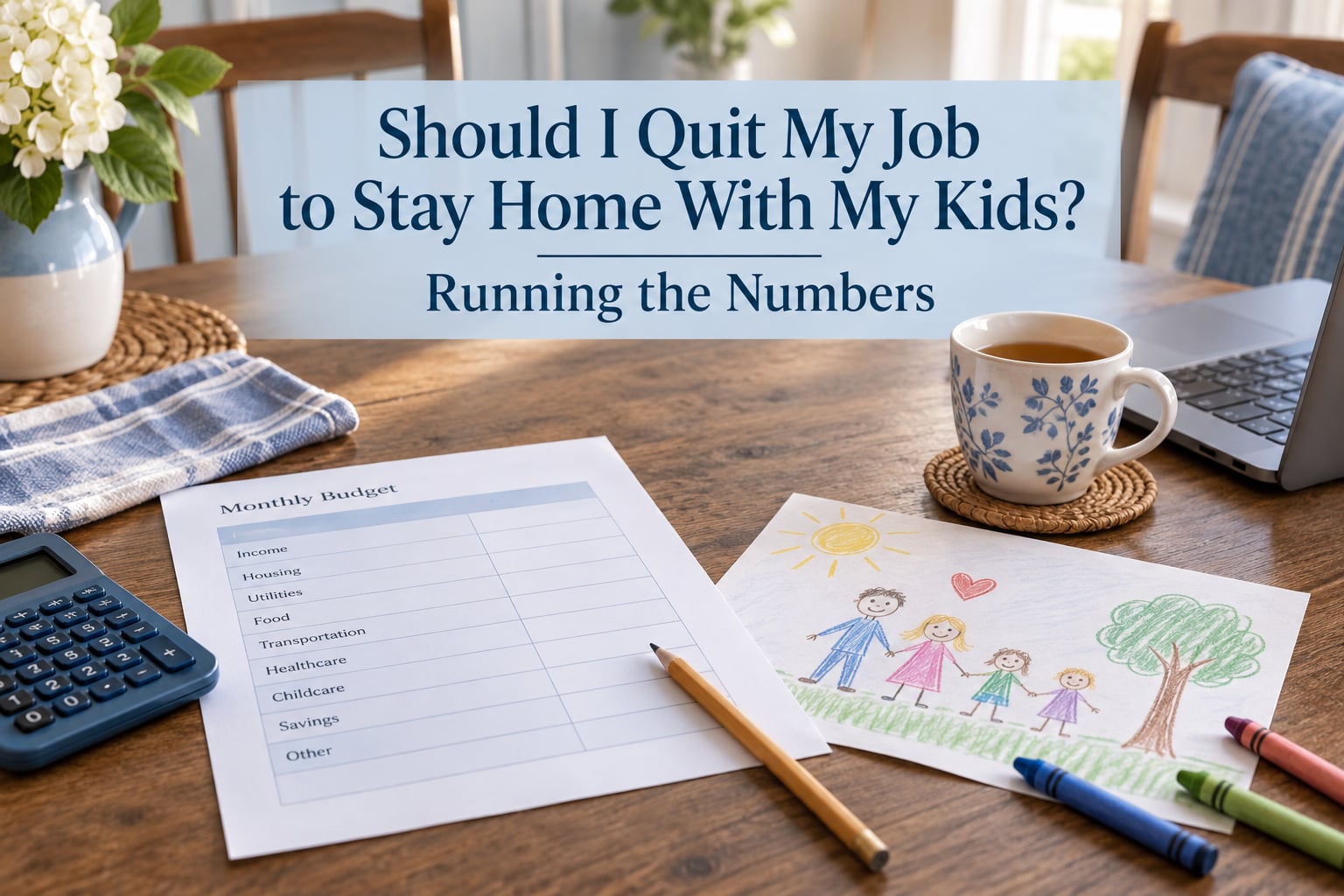 Should I Quit My Job to Stay Home With My Kids? Running the Numbers
