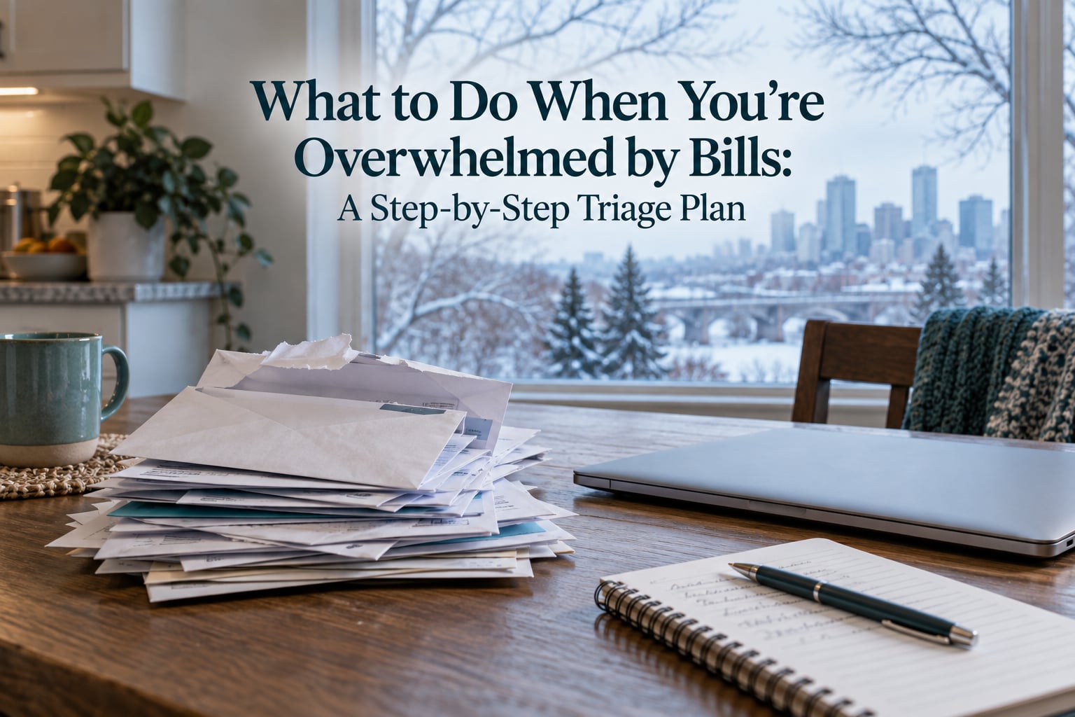 What to Do When You're Overwhelmed by Bills: A Step-by-Step Triage Plan