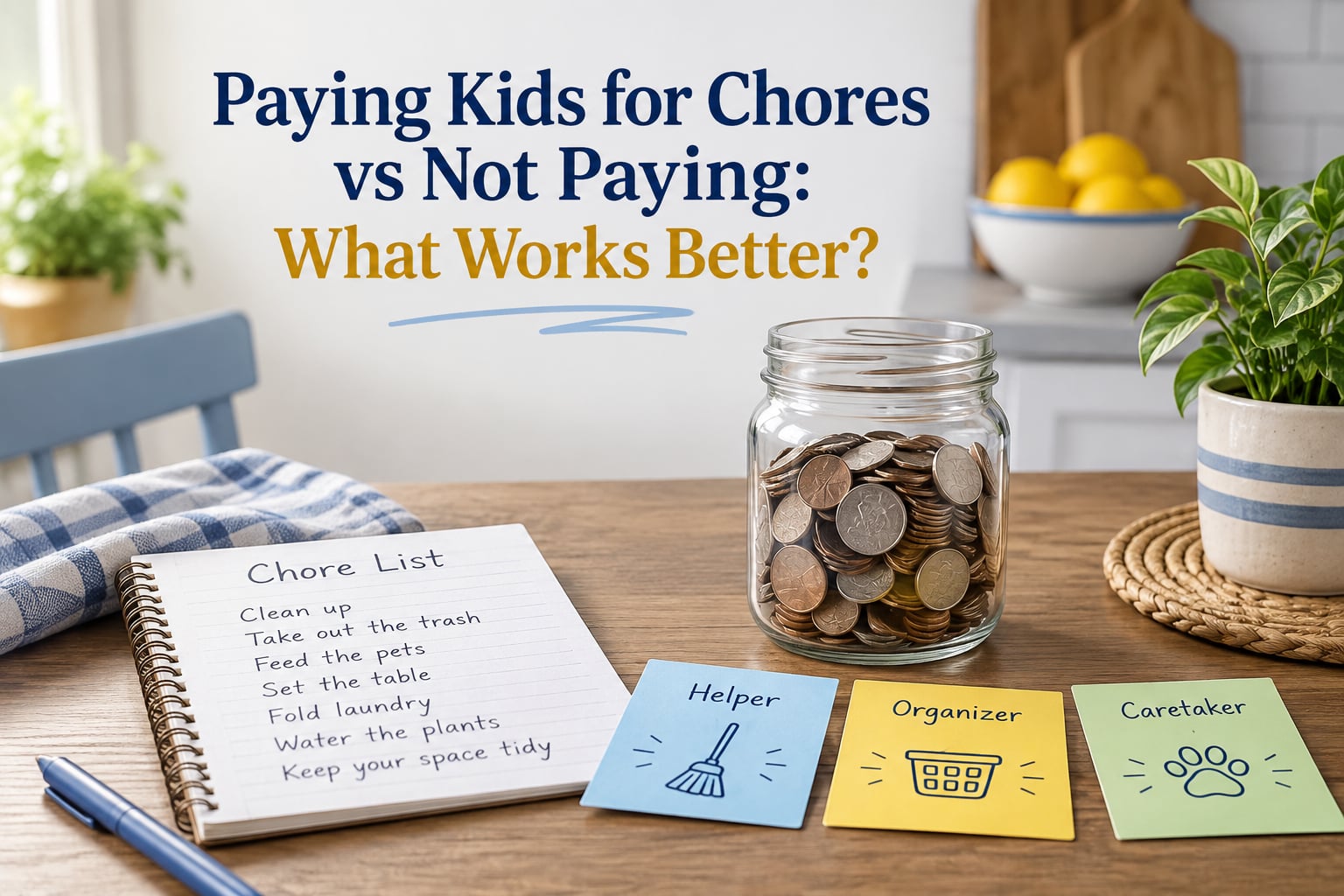 Paying Kids for Chores vs Not Paying: What Works Better?