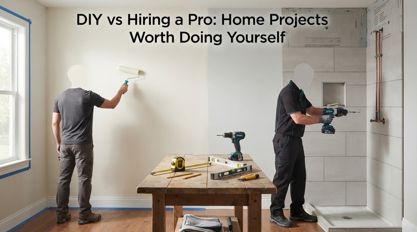 DIY vs Hiring a Pro: Home Projects Worth Doing Yourself