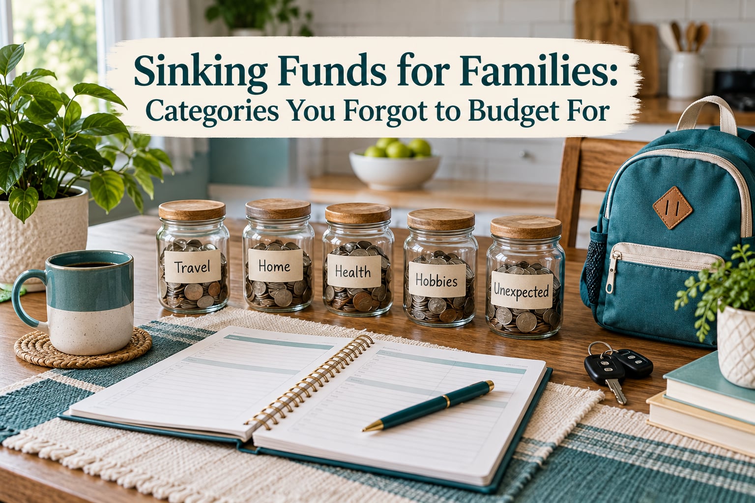 Sinking Funds for Families: Categories You Forgot to Budget For