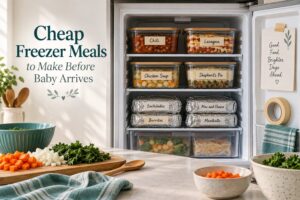 Cheap Freezer Meals to Make Before Baby Arrives
