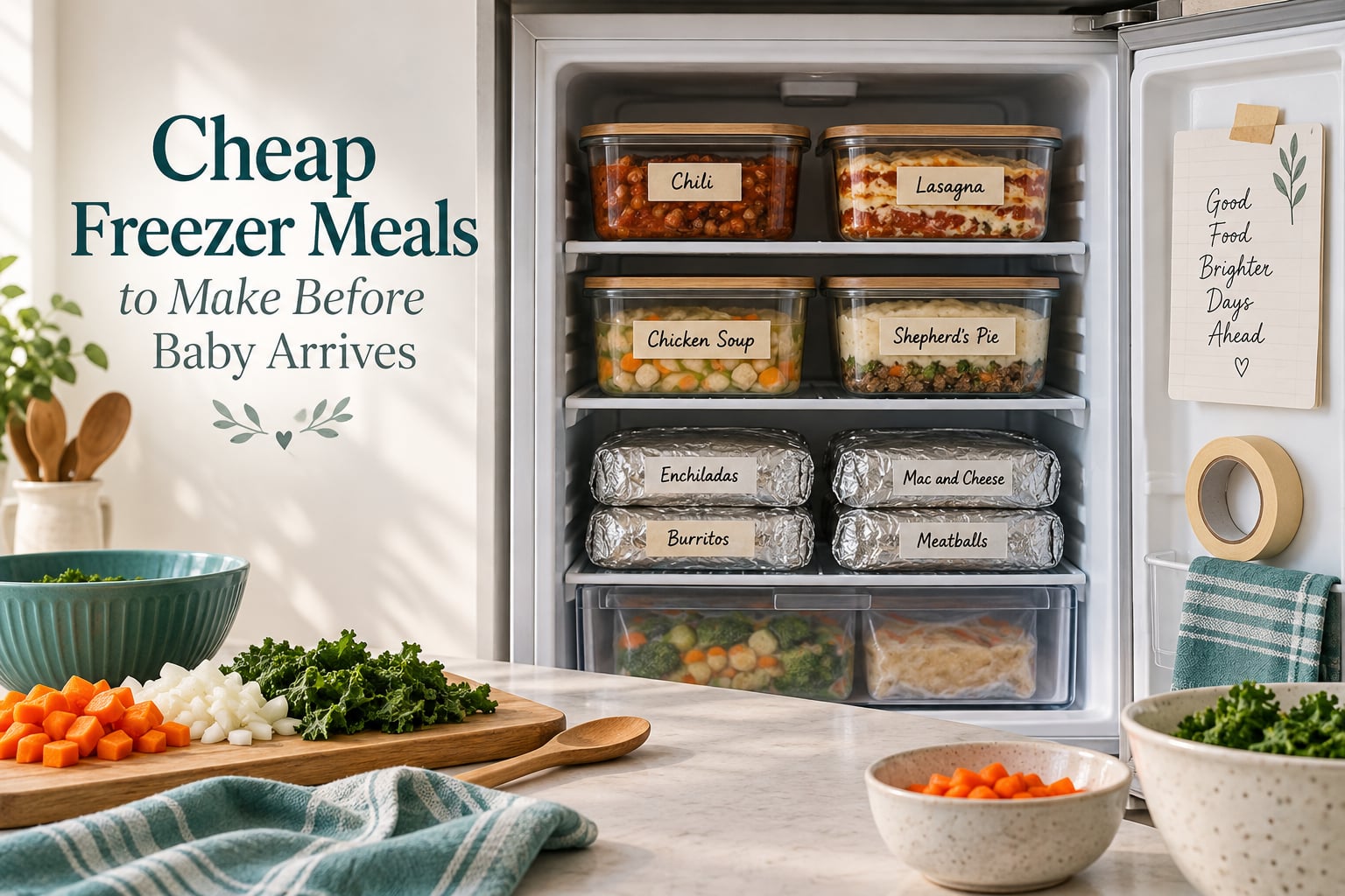 Cheap Freezer Meals to Make Before Baby Arrives