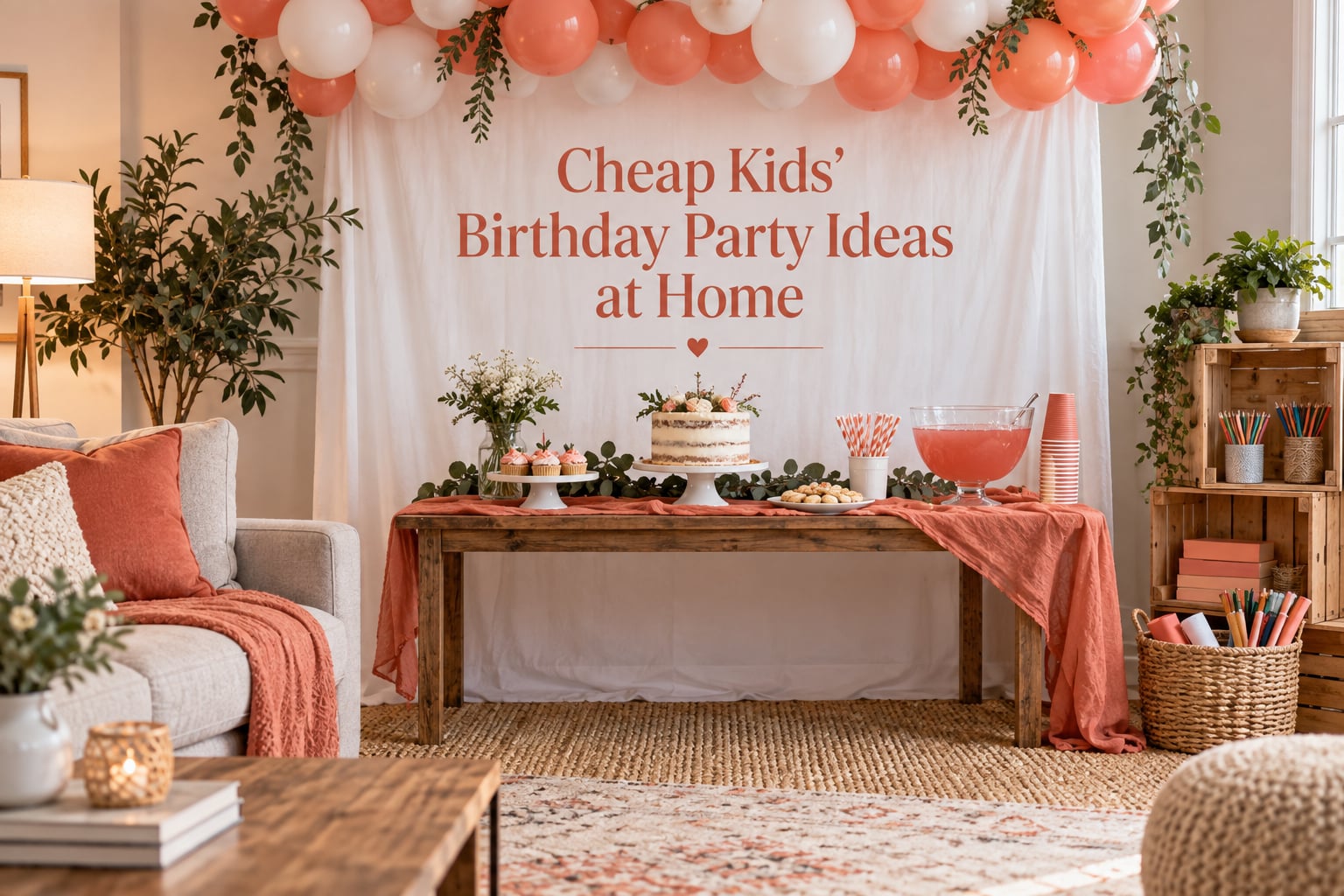 Cheap Kids' Birthday Party Ideas at Home