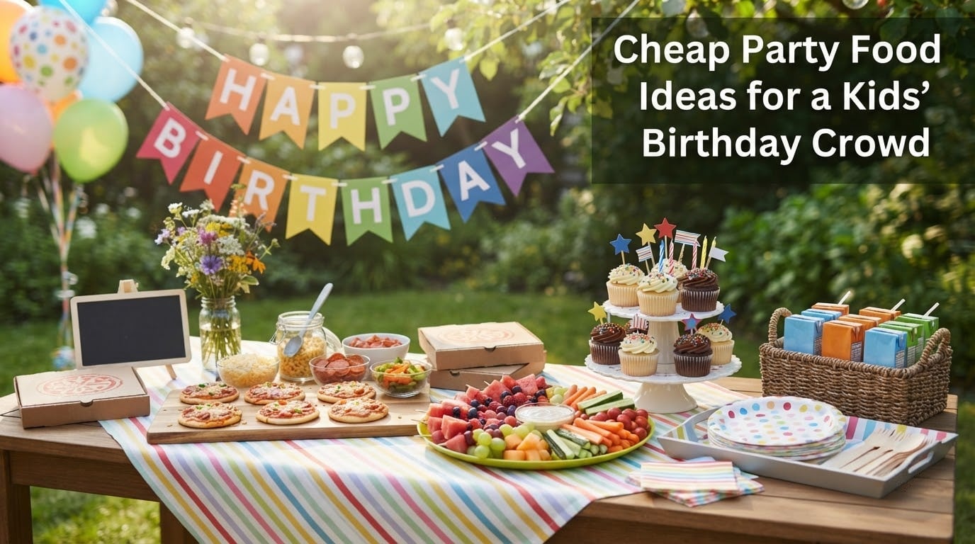Cheap Party Food Ideas for a Kids' Birthday Crowd