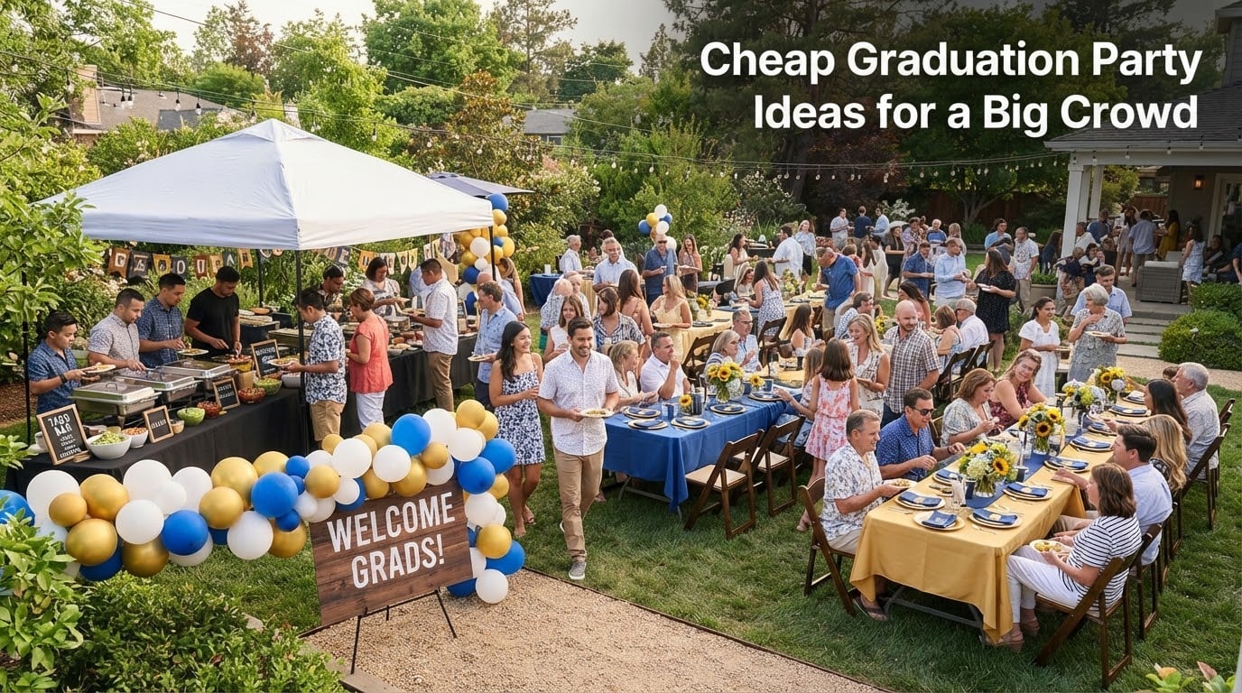 Cheap Graduation Party Ideas for a Big Crowd