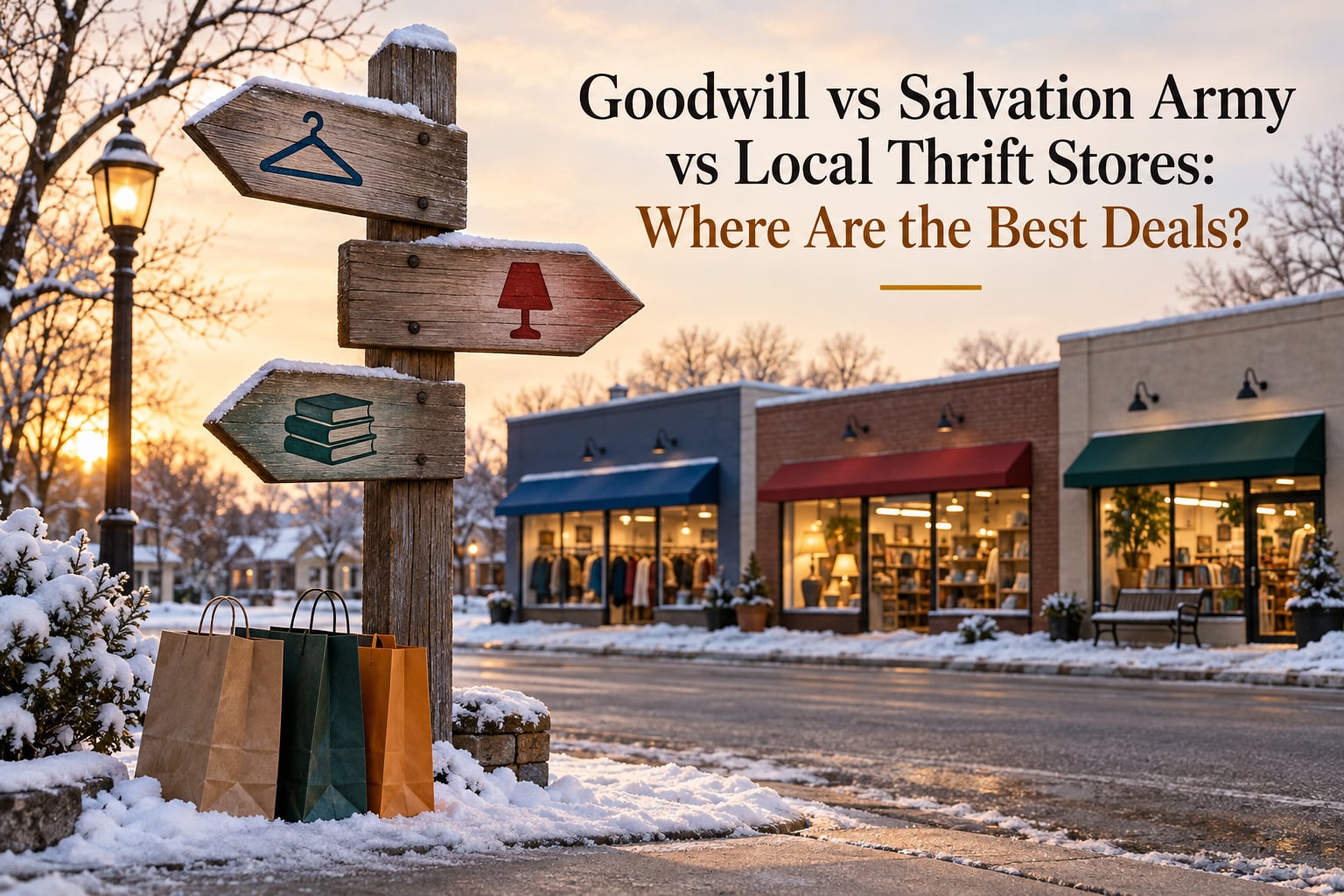 Goodwill vs Salvation Army vs Local Thrift Stores: Where Are the Best Deals?
