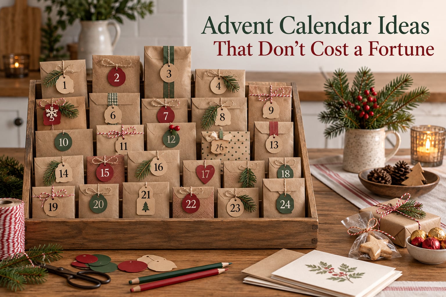 Advent Calendar Ideas That Don't Cost a Fortune
