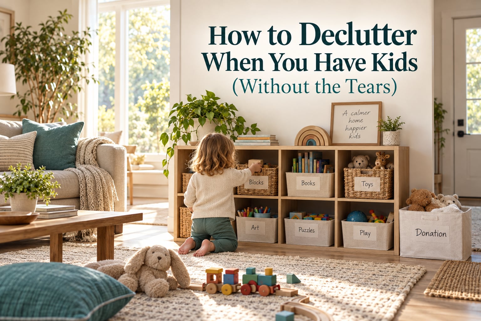 How to Declutter When You Have Kids (Without the Tears)
