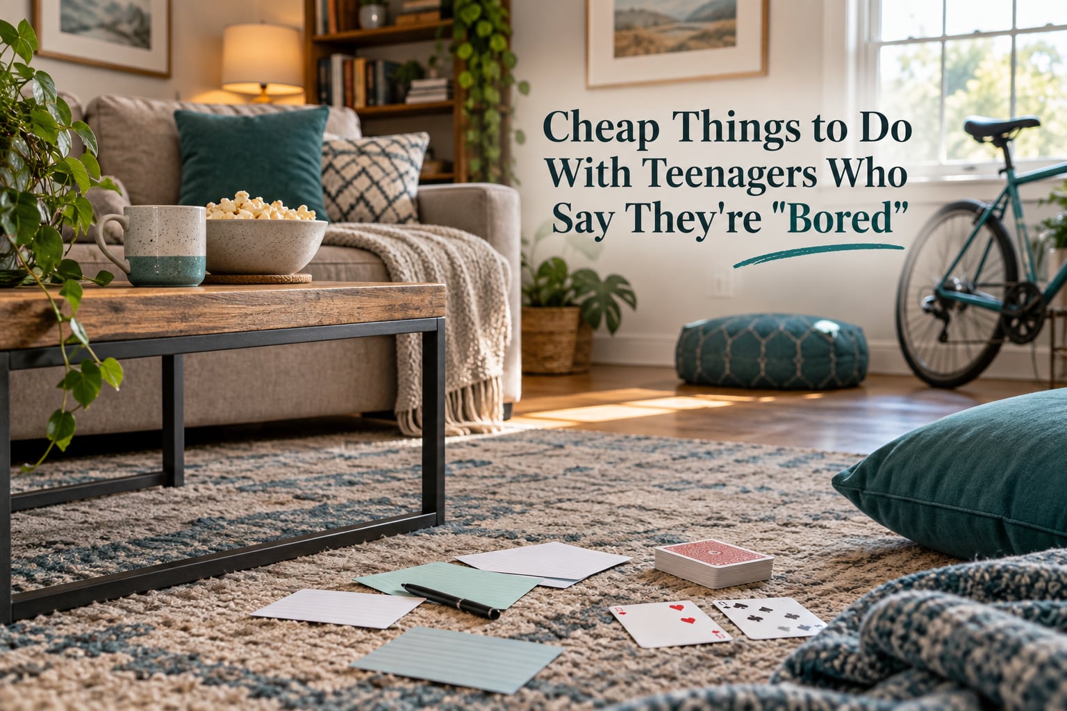 Cheap Things to Do With Teenagers Who Say They're "Bored"