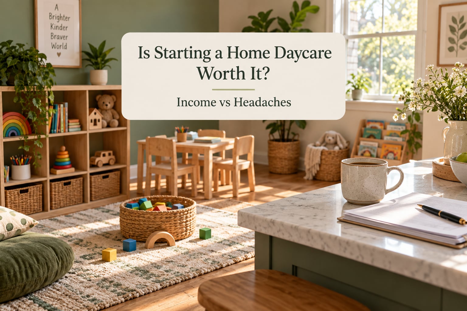 Is Starting a Home Daycare Worth It? Income vs Headaches