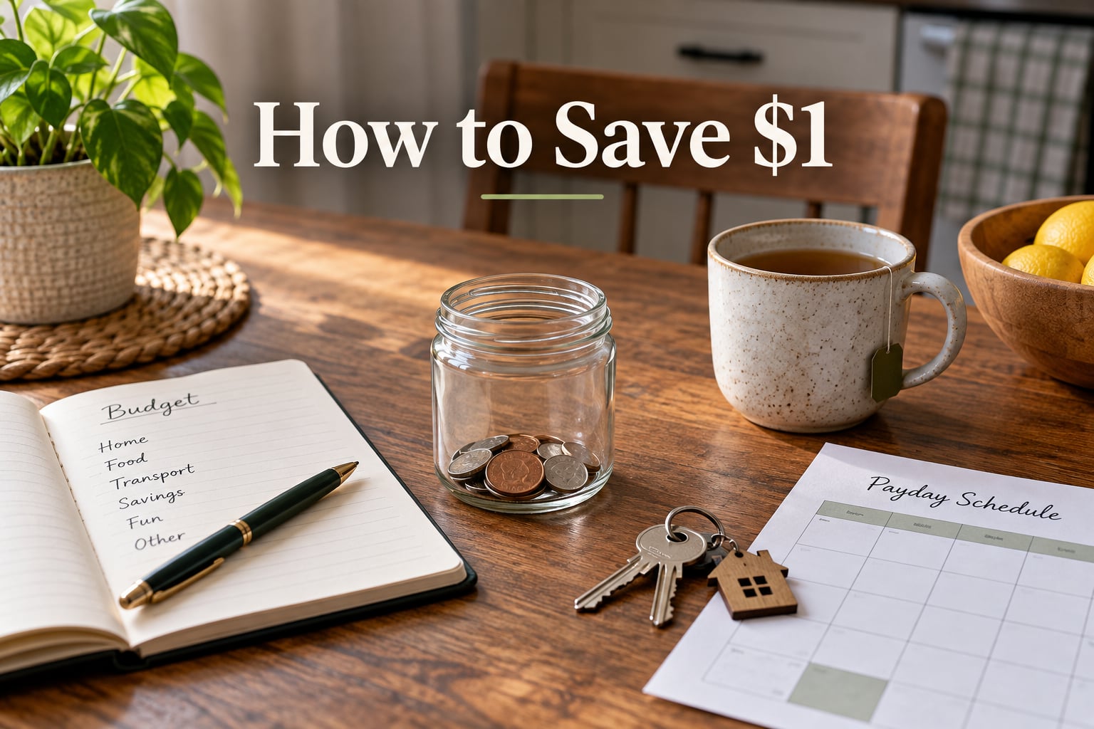 How to Save $1