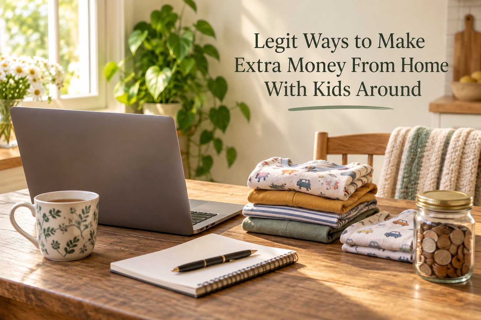 Legit Ways to Make Extra Money From Home With Kids Around