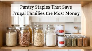 Pantry Staples That Save Frugal Families the Most Money