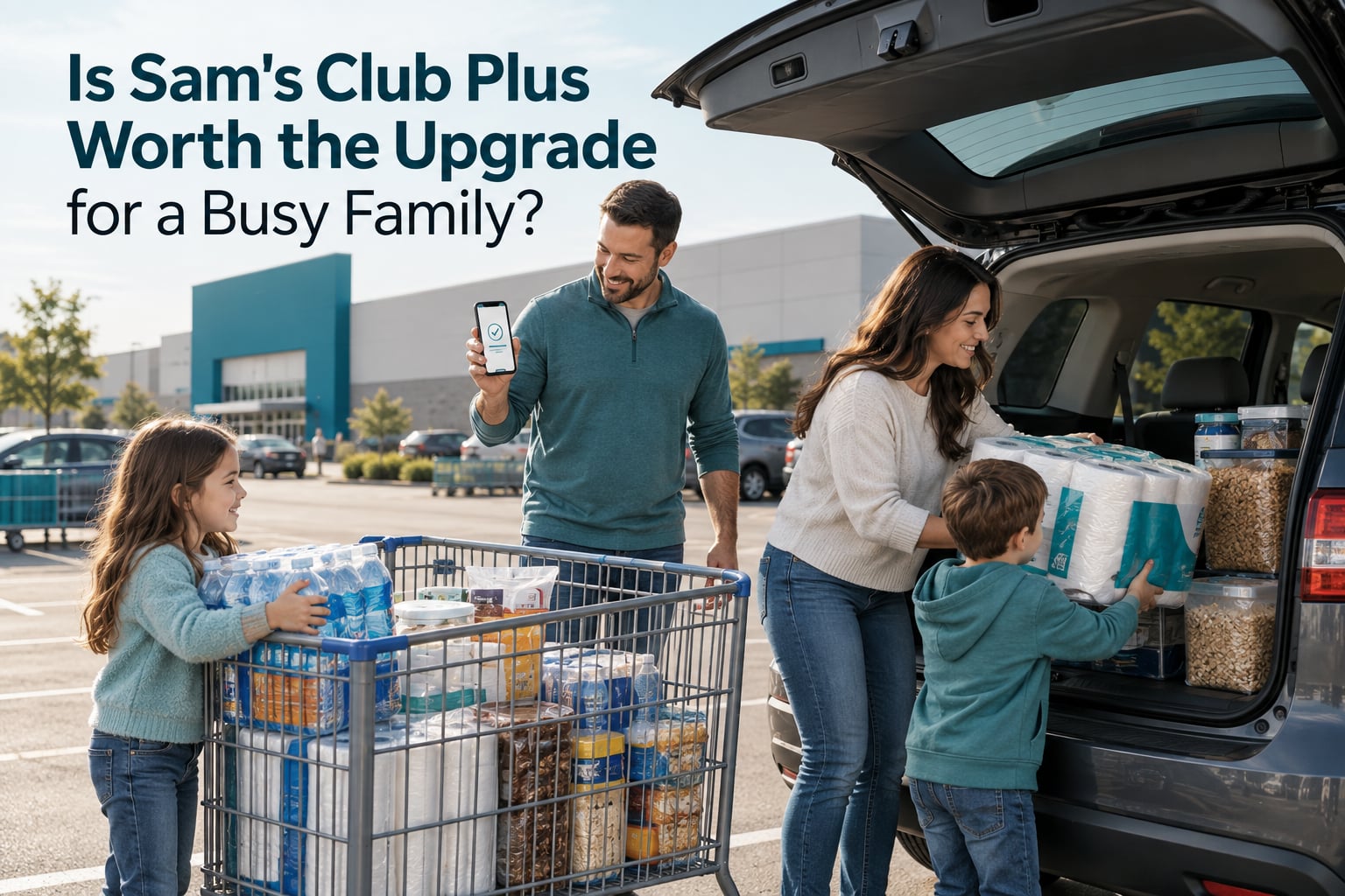Is Sam's Club Plus Worth the Upgrade for a Busy Family?