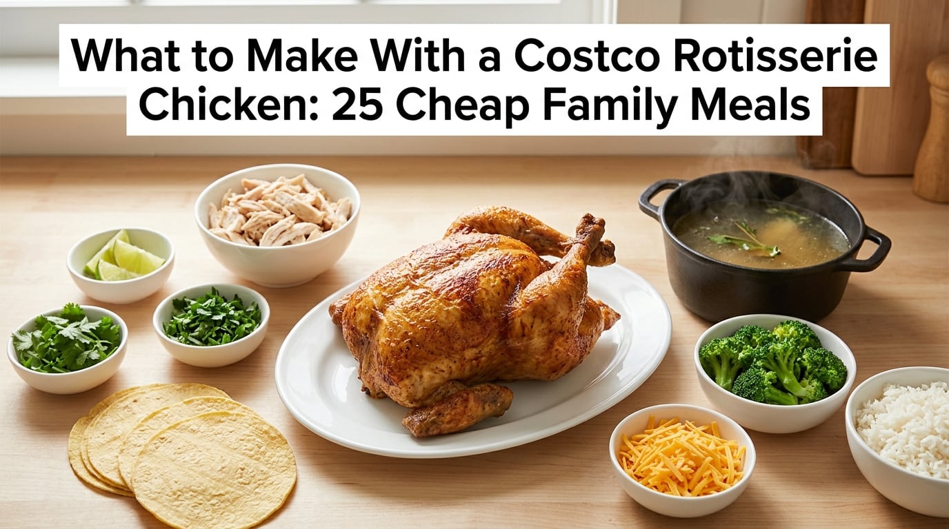 What to Make With a Costco Rotisserie Chicken: 25 Cheap Family Meals